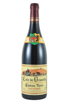 côte de brouilly château thivin cuvée chapelle