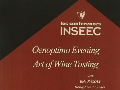 inseec œnoptimo evening art of wine tasting